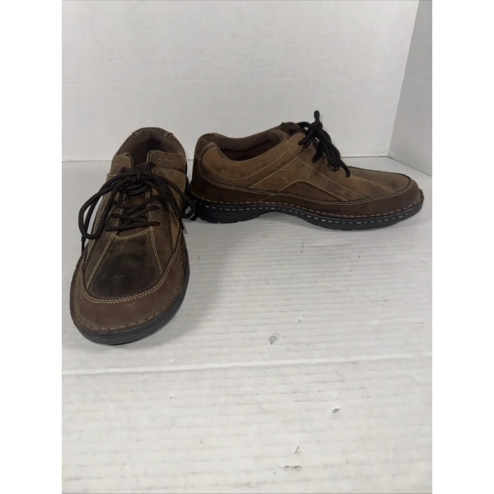 Dr Scholls mens shoes‎ 11 style 65738-6 Rotterdam brown *No Insoles*